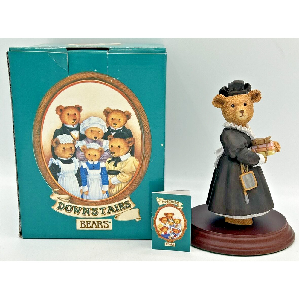 Department 56 Upstairs Downstairs Bears Miss Creedle Time for Lessons SKU U212‎